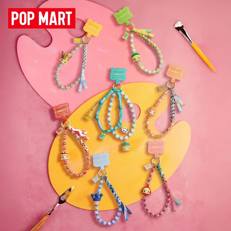 

POP MART Molly Scenery Along The Way Series Decorative Chain Blind Box Beaded Pendant Mystery Box Gift For Blind Box Collectors