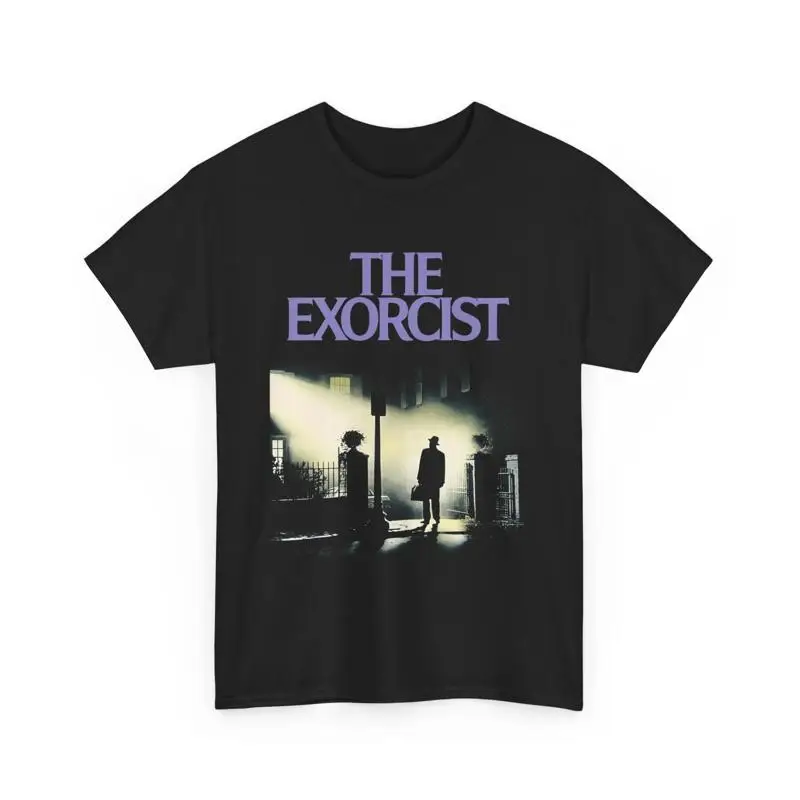 1973 ملصق فيلم طرد الأرواح الشريرة تي شيرت استنساخ مخصص #1