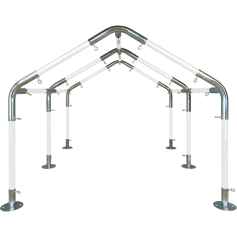 

Комплект Carport, фитинги для навеса High Peak 20 x 20 футов, детали металлической рамы Carport DIY, фитинги EMT 1-1/2 дюйма