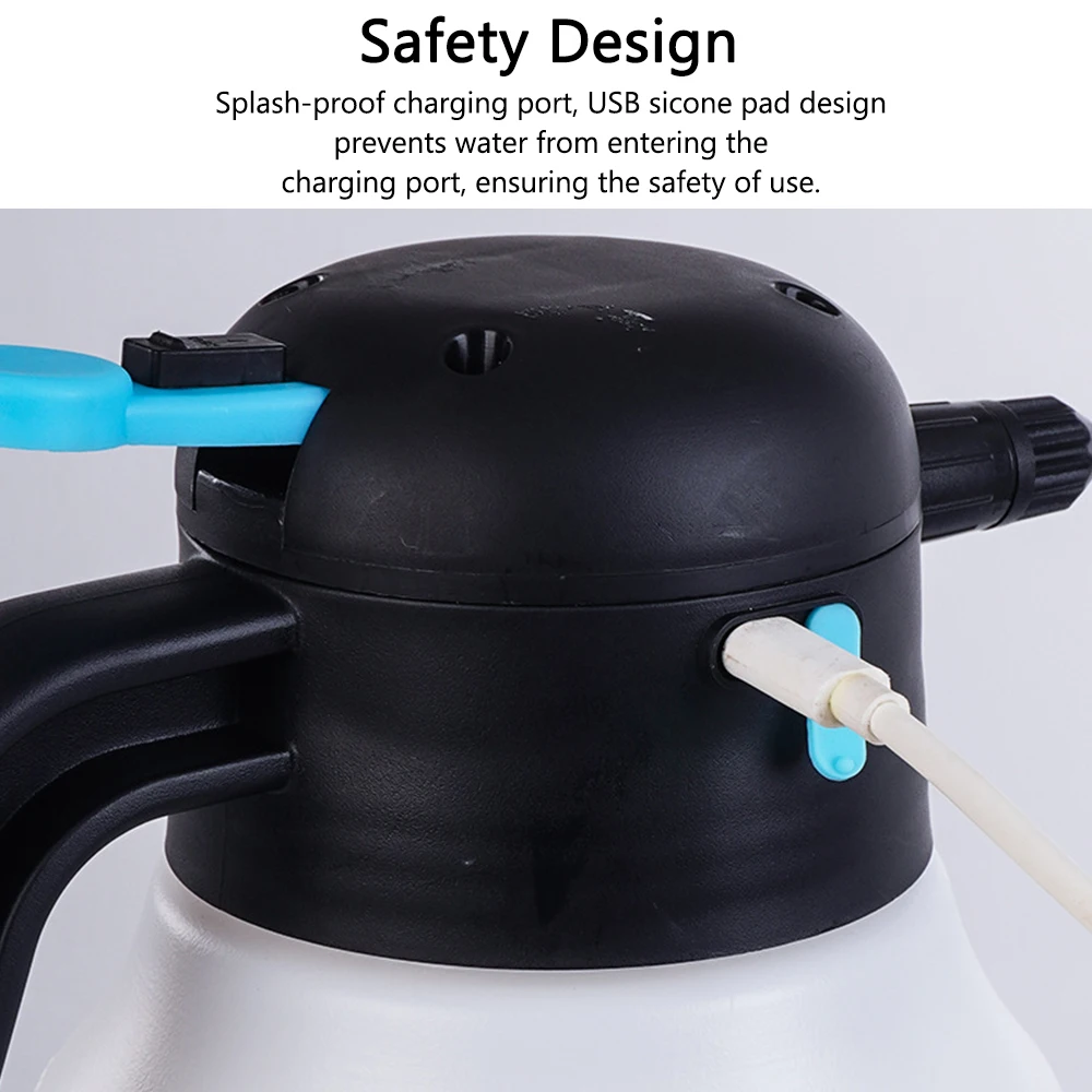 Bottle Watering Cans Foam Sprayer 1.8L Car Washing Foam Sprinkling Pot Manual Sprayer Electric Car Cleaning Bottle image 6