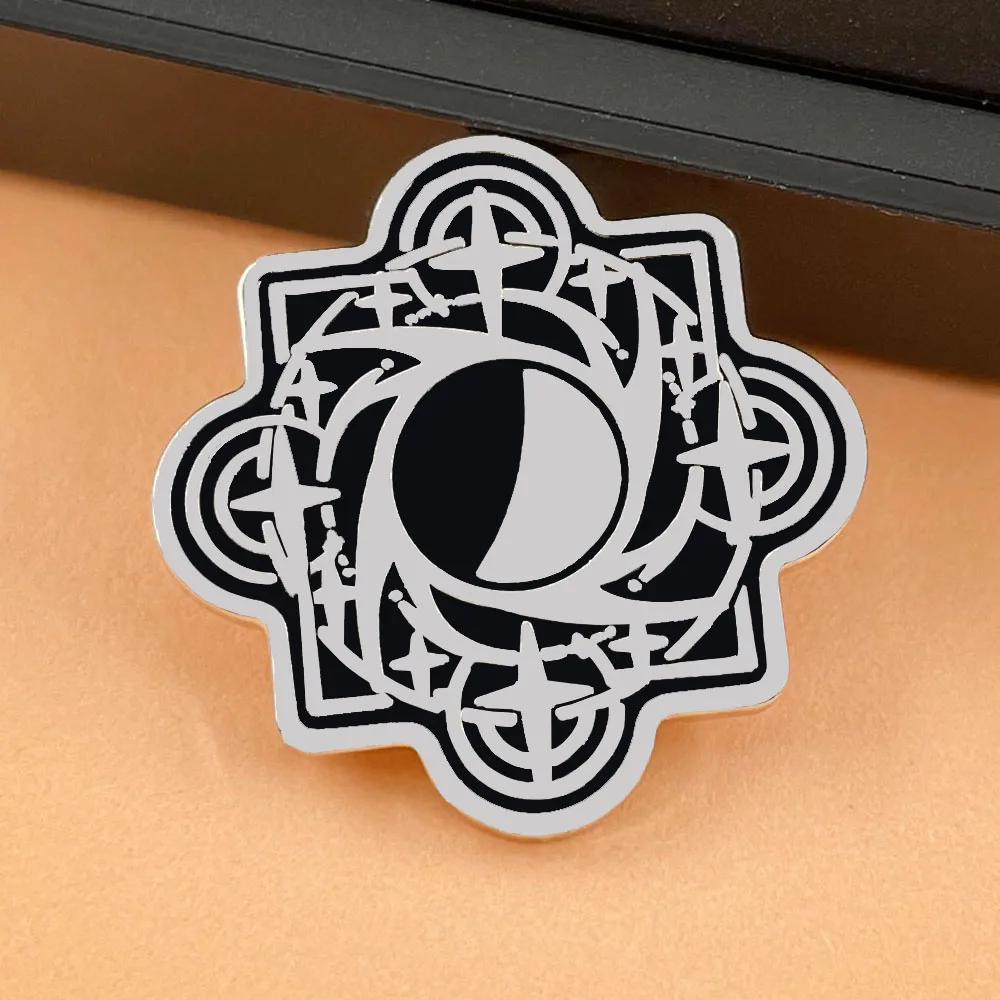 Dark Goddess Church Emblem Brooch Fantasy Novel Lord Of Mysteries Metal Badge Clothing Bags Pins Accessories Fan Jewelry Gifts