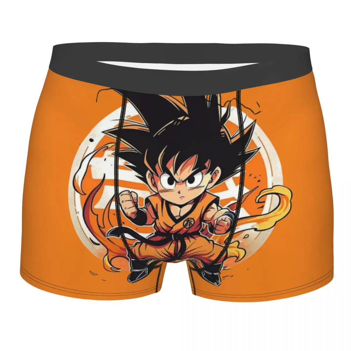 DBZ Little Kakarot Men Underwear Dragon Ball  Boxer Briefs Shorts Panties Novelty Soft Underpants for Homme S-XXL