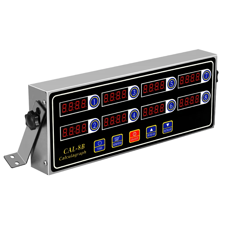 Aixiangru küche zeitschaltuhr 8B Calculagraph küchen helfer küchen sachen Küche Timer 4 Kanal Timer Uhr 220V Power Stecker 8 bildschirme Schütteln Die Korb Zu Erinnern Kochen Zubehör kitchen timer küchenhelfer 7