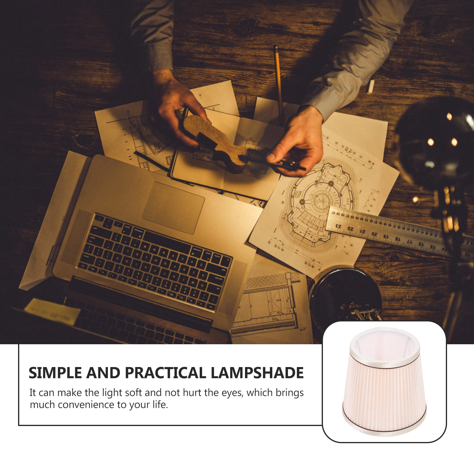 

1pc Fabric Cloth Cloth Light Cover Modern Chic Lamp Decor Dust Protection Easy Install Warm Atmosphere