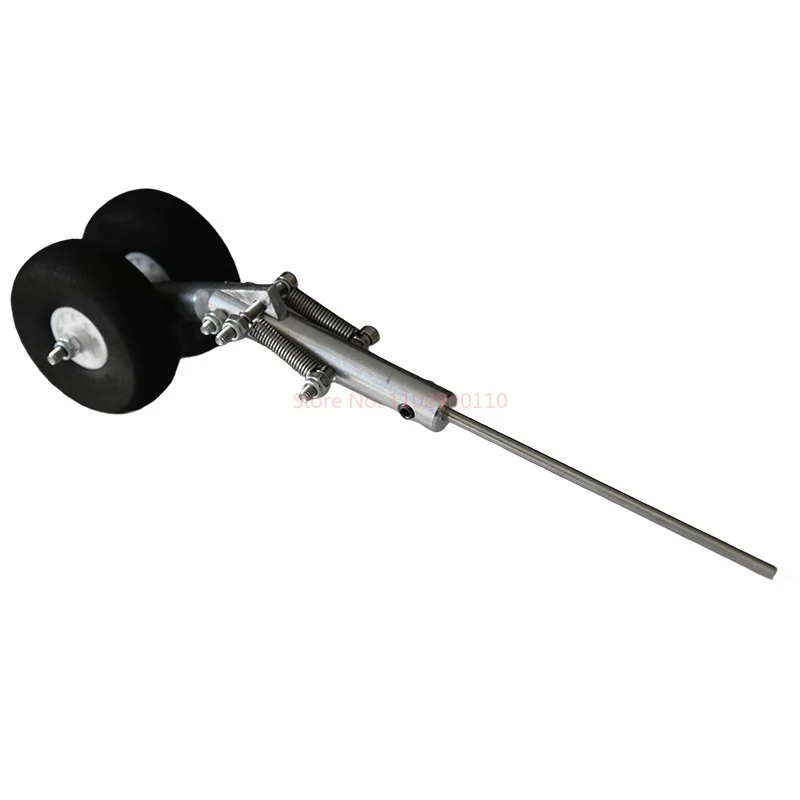 Modèle d'avion amortisseur train d'atterrissage aile fixe avion roue arrière roue à double rangée amortisseur train d'atterrissage pièces de jouets