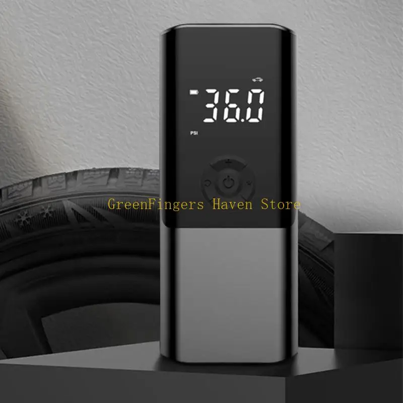 F68D 車のエアコンプレッサー充電式タイヤインフレーターデジタル圧力計 150PSI オートバイボールバイクポータブル
