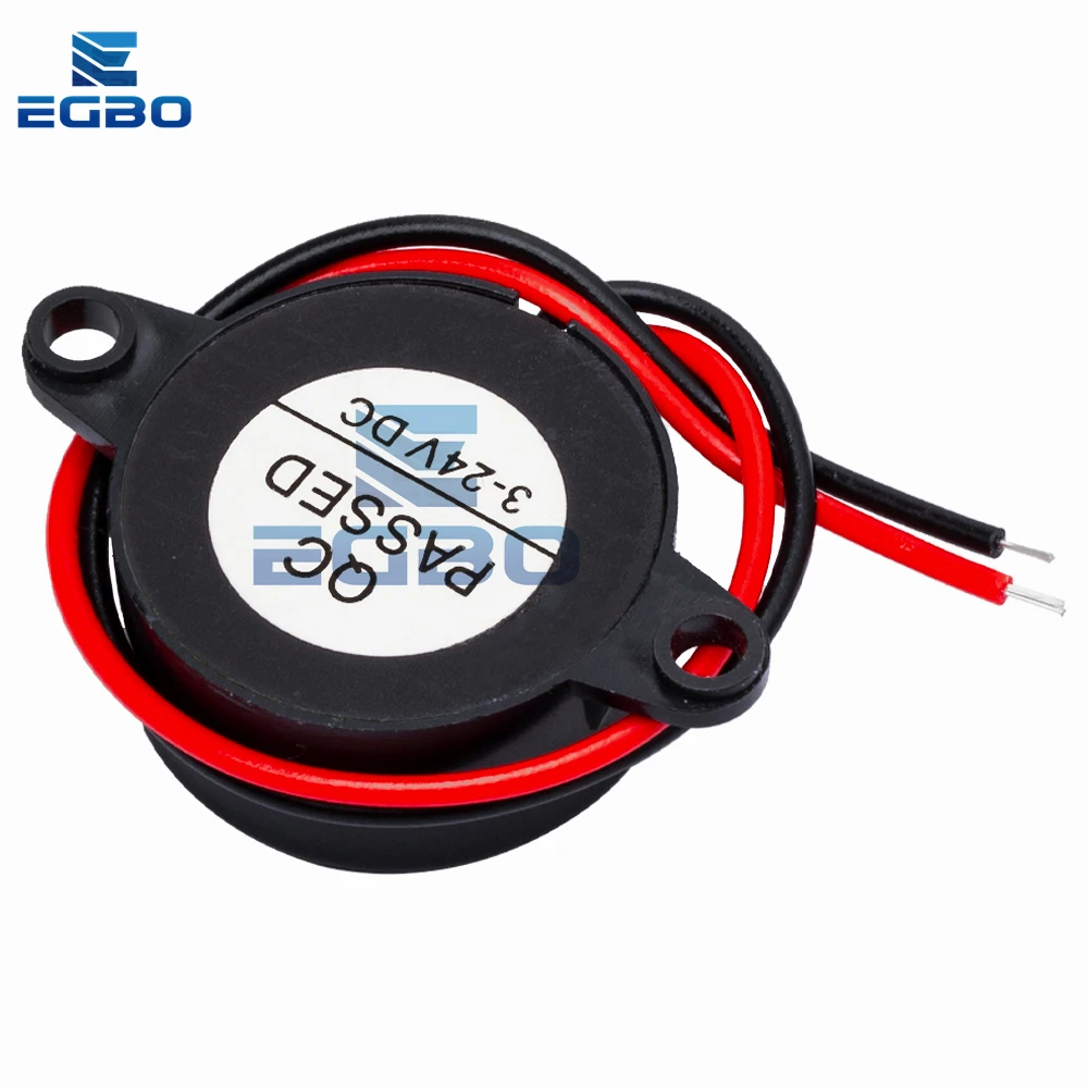 SFM-20B 하이 데시벨 액티브 부저 알람 스피커, DC3-24V 연속 사운드 부저, 2312 압전 피에조 전자, 1-20 개