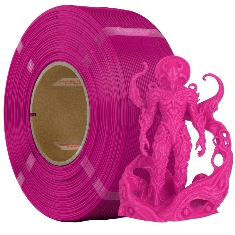 

PLA Filament 1.75mm ,1kg Refill for Reusable Spools(2.2lbs),Premium Quality 3D Printing Filament for Bambu lab 3D Printers,Rose