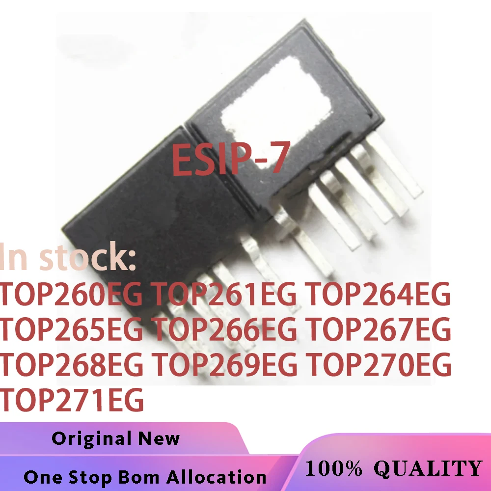 (5PCS) TOP260EG TOP261EG TOP264EG TOP265EG TOP266EG TOP267EG TOP268EG TOP269EG TOP270EG TOP271EG ESIP-7 IC bga Chipset