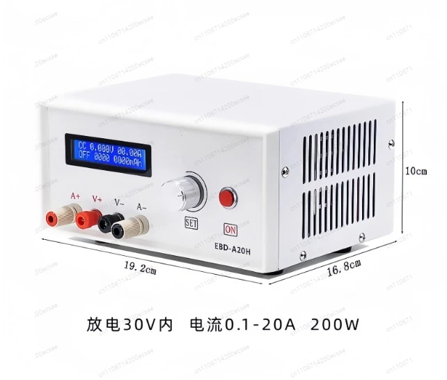 110/220v Supply Charging Tester Equipment Discharge Electronic Load 72v Lifepo4 Battery Pack Capacity Test