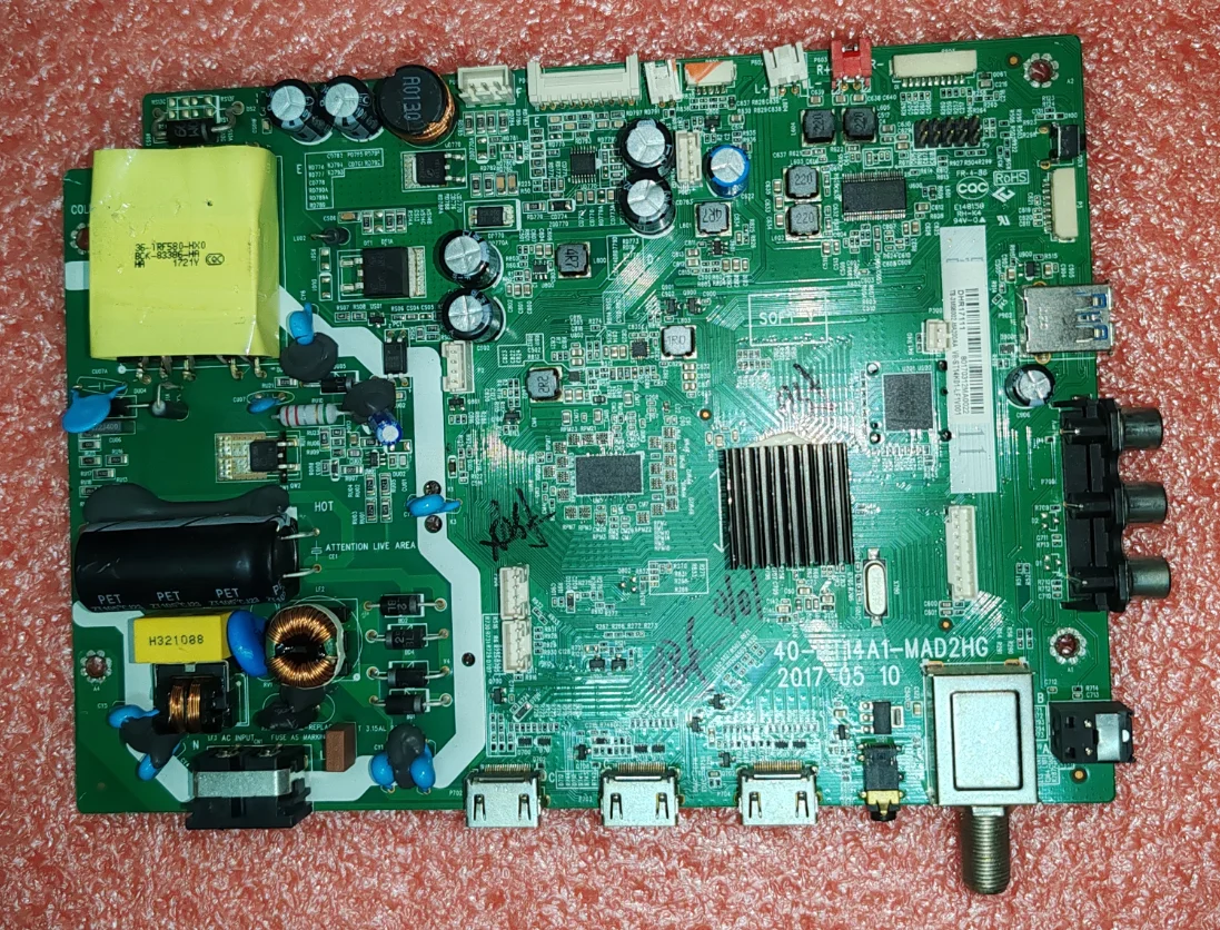 

40-MT14A1-MAD2HG DHR17111 LED three in one TV motherboard, network WiFi board tested well, physical photo taken