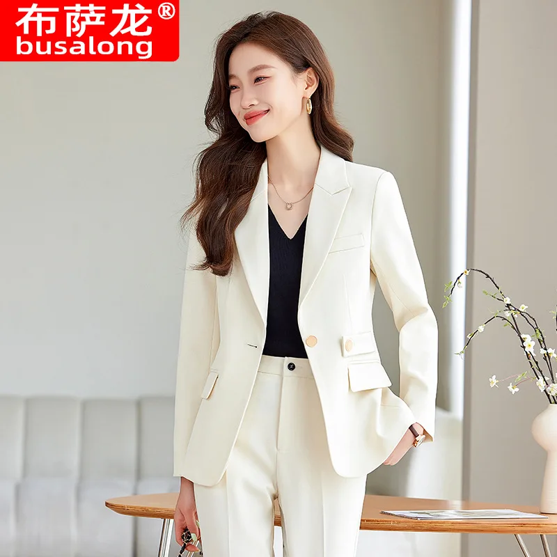 Business Suit Female Suit Coat Autumn New Formal Occasion Business Formal Wear High-End Work Clothes Leisure Suit