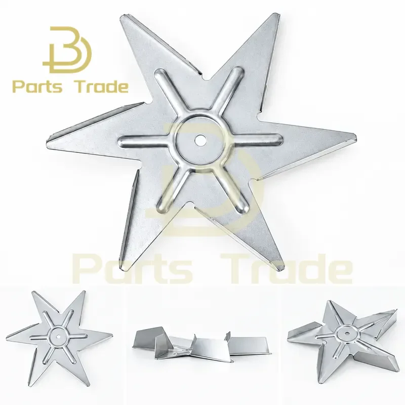 150x20x6mm Oven Fan Blade Impeller for Fireplace Biomass Pellet Stove Motor Replacement Parts