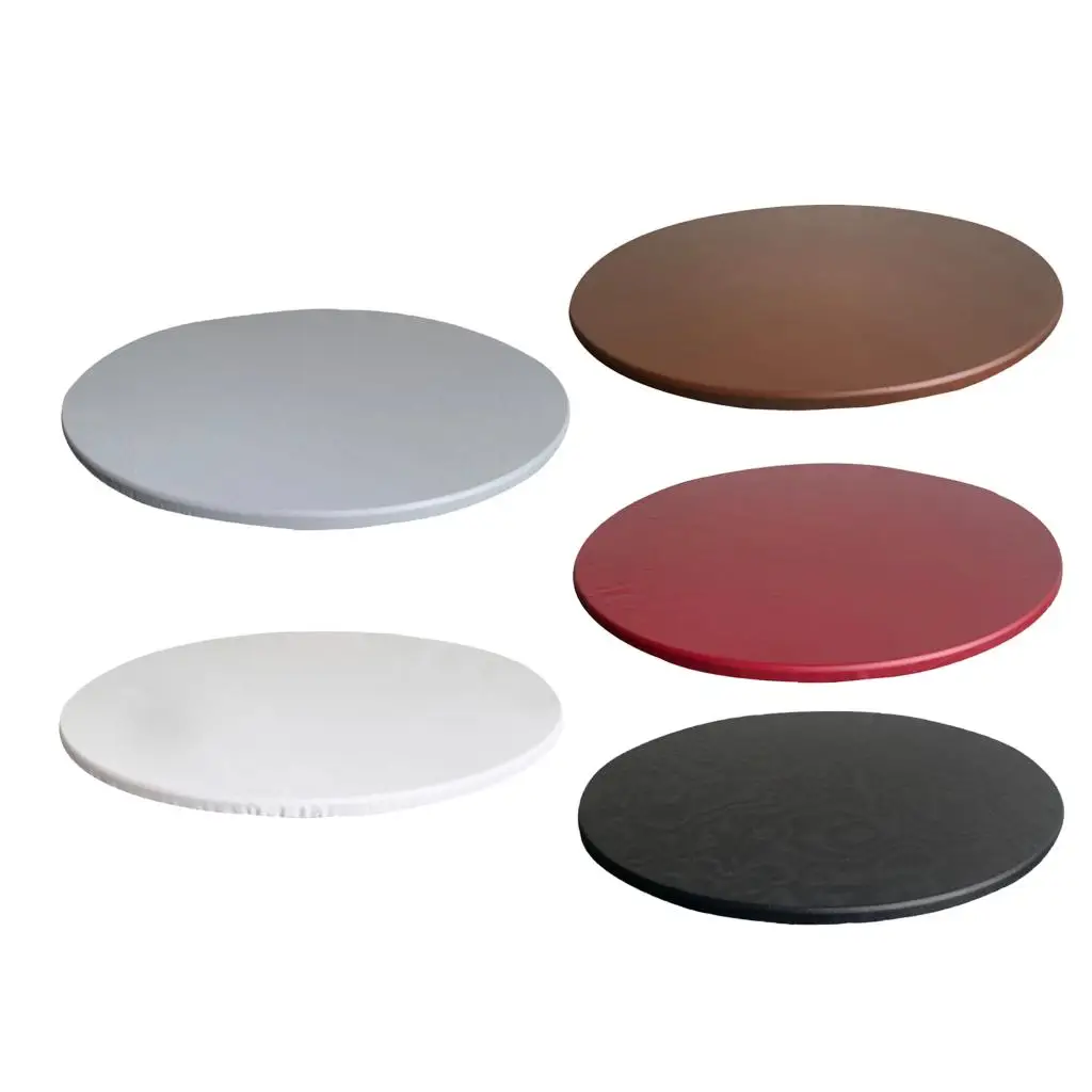 Anti-slip Fitted Round Table Elastic Edged Tablecloth Table 36inch