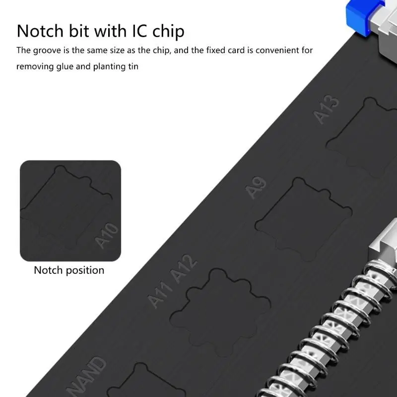

R53C Стойка для обслуживания телефона, двухслойная, со встроенным слотом для чипа для эффективного ремонта плат, центры