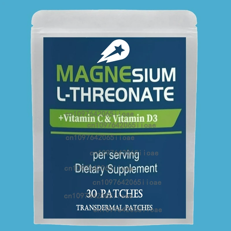 

Magnesium L -threonate, Vitamin D3- Promotes Brain , Enhances Memory, Concentration & Cognition, Energy Transdermal Patch