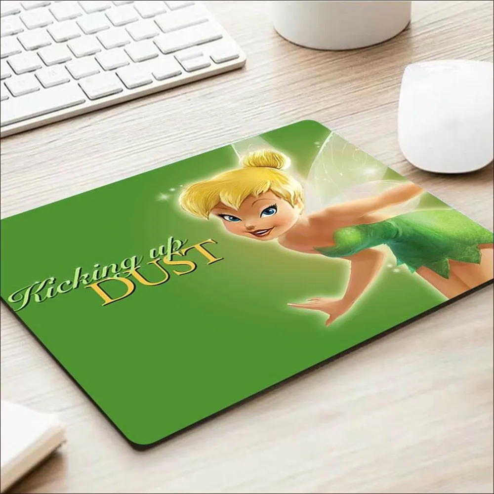 Disney Art Tinkerbell And Peter Mousepad Beautiful Large Gaming Mousepad L XL XXL Gamer Mouse Pad Size For Game Keyboard Pad