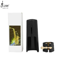 Professional Saxophone Clarinet LS Leather Buckle Clamp Set Woodwind Instrument Accessories Mouthpiece Ligature Cap Clip