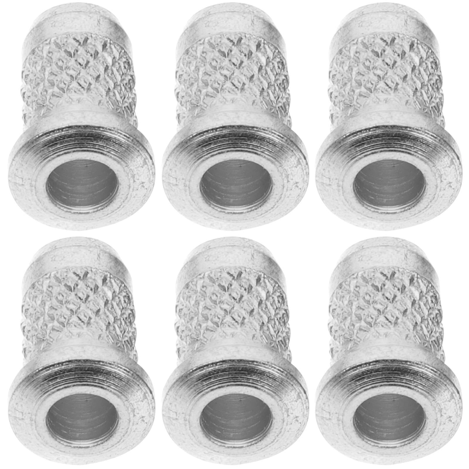

6 Pcs Electric Guitar String Buckle Capo for Accessories Kit Strap Nut Capos Metal Supplies Guitars
