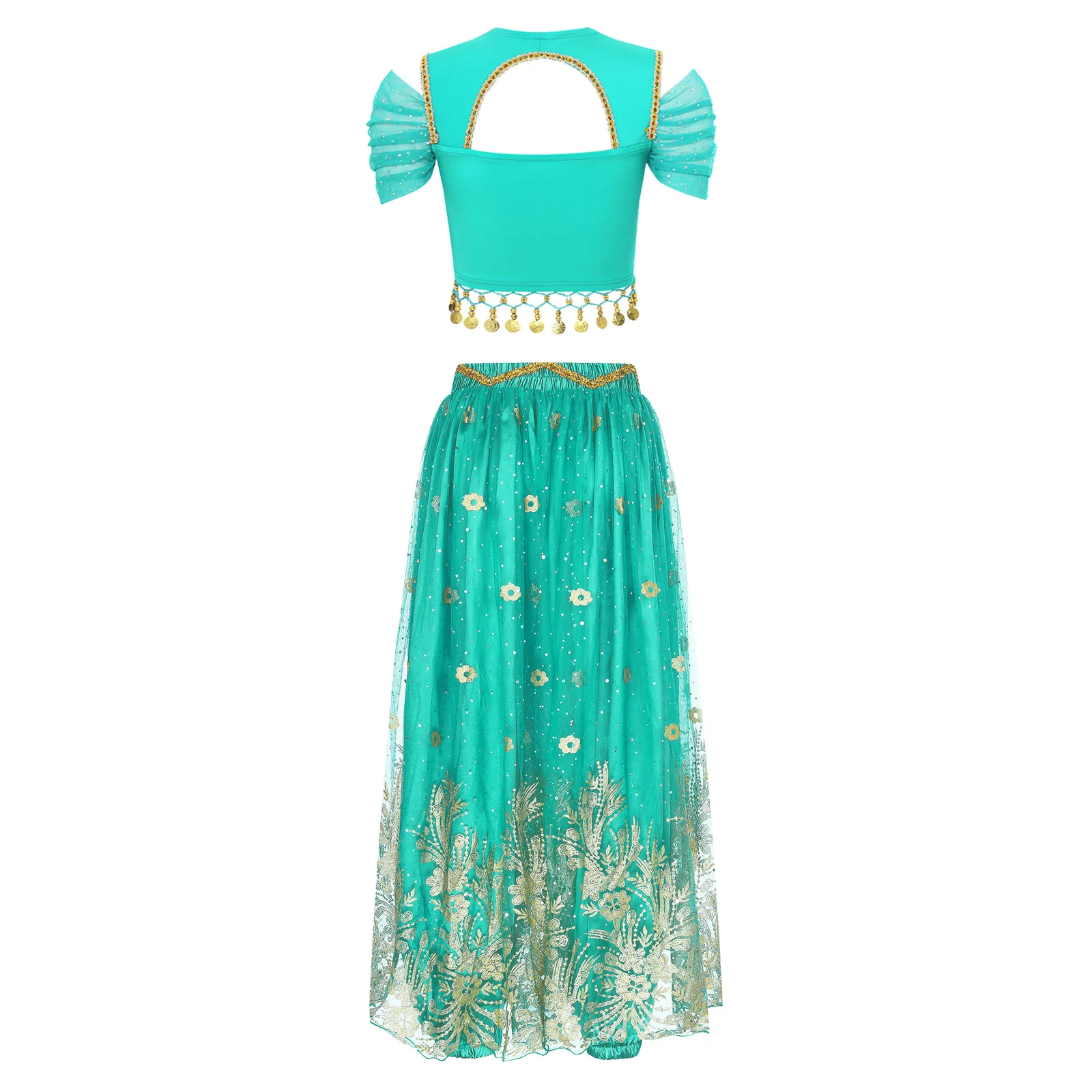 المرأة العربية ملابس رقص البطن الشرقية الهندية ساري بوليوودز الياسمين هالوين تأثيري السراويل العليا الهذيان صور Dancewear الزي #2