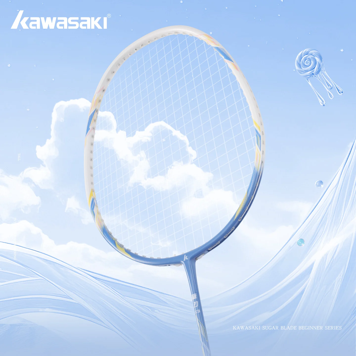 Kawasaki 2026 New G6 95-100g Adults Fun Specific Sports Badminton Set Rackets Padel Racket Deportes 배드민턴 라켓 Carbon Composite