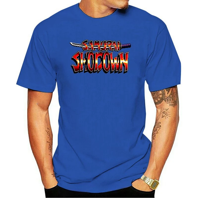 samurai shodown snes super snk neo geo arcade fatal fury  Tee Samurai Shodown (SNES Title Screen) T shirt