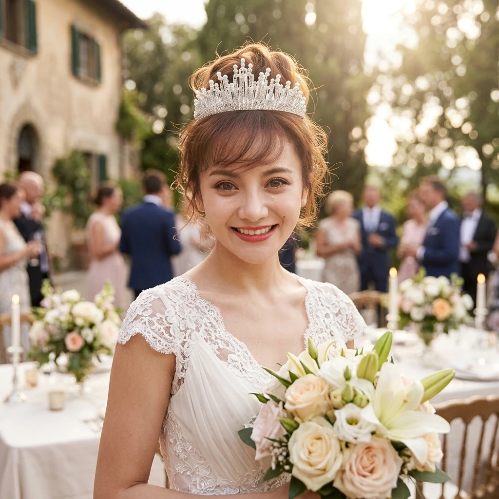 Bridal Pearl Crown Headpiece Elegant Rhinestone Headbands For Bride Wedding Ceremony And Formal Events Hair Jewelry Ornaments view 4