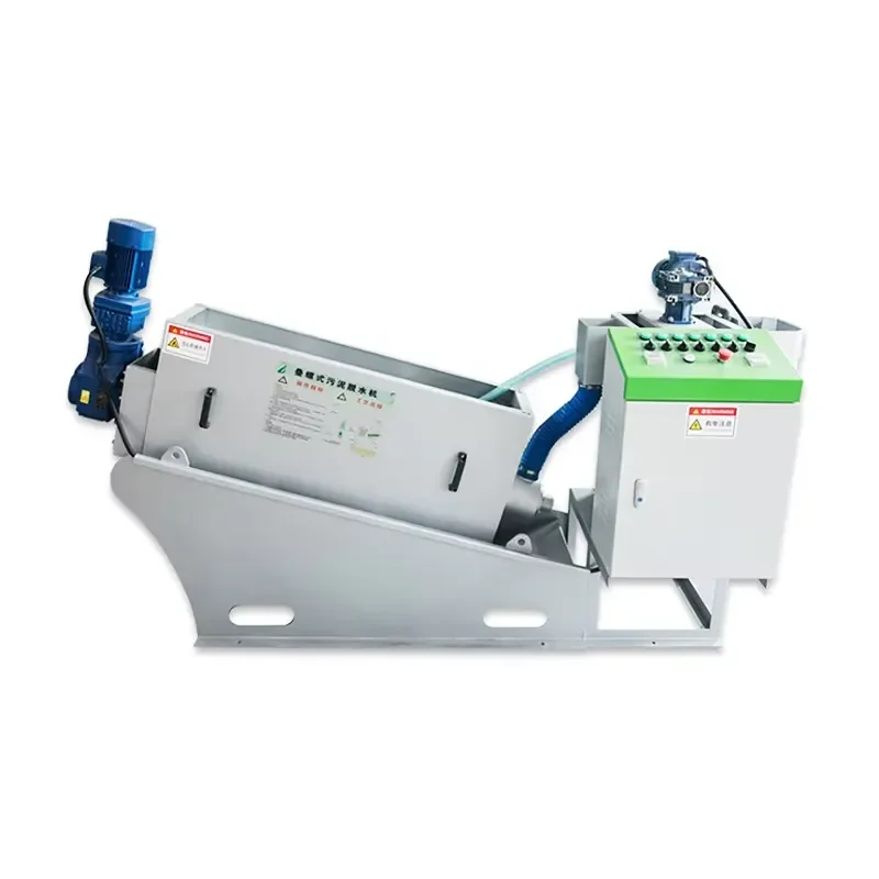 Fully Automatic Industrial Sludge Wastewater Belt Filter Press Stacked Spiral Automatic Sludge Dewatering Machine