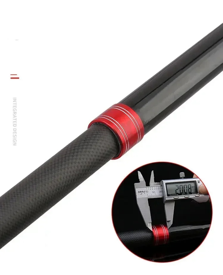 2.1M Carbon Fishing Rod 30kg above Superhard 100M Long Distance Throwing shot Rod Telescopic Sea Boat High Quality Fishing Gear