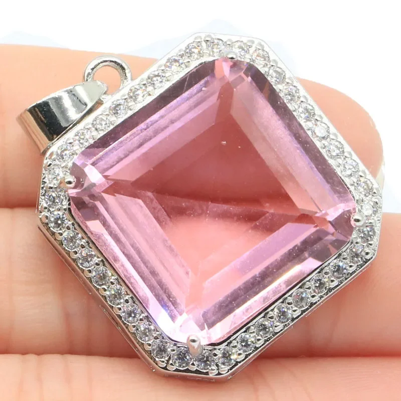 

14g Real Customized 925 Solid Sterling Silver PENDANT Aquamarine Rhodolite Garnet Kunzite London Swiss Blue Tourmaline Peridot