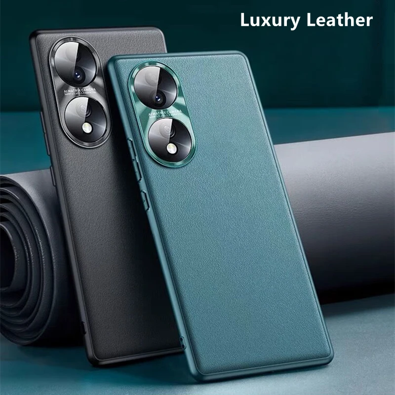 Funda dla honoru 70 60 50 Pro Case luksusowa skórzana obudowa telefonu dla Huawei Nova 9 SE 8 Honor70 Case miękki silikon odporny na wstrząsy zderzak