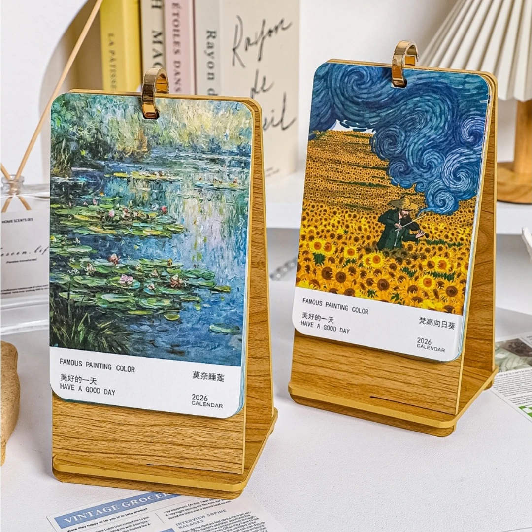 

Wooden Stand Desk Calendar Wooden Monthly Desk Calendar Vintage Desk Calendar Creative For Home Planning Workspace