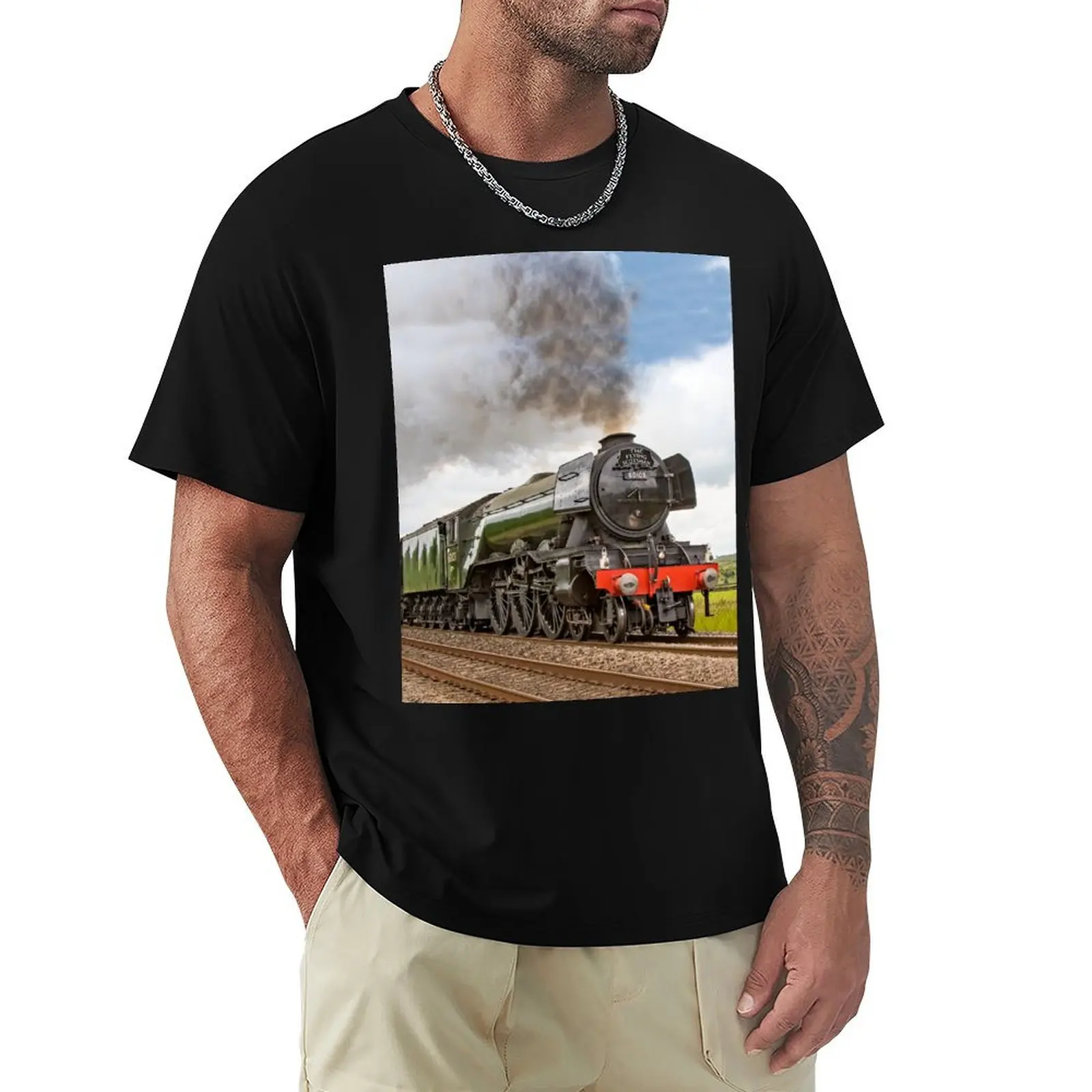 

Flying Scotsman T-Shirt shirts graphic tee oversizeds mens clothing