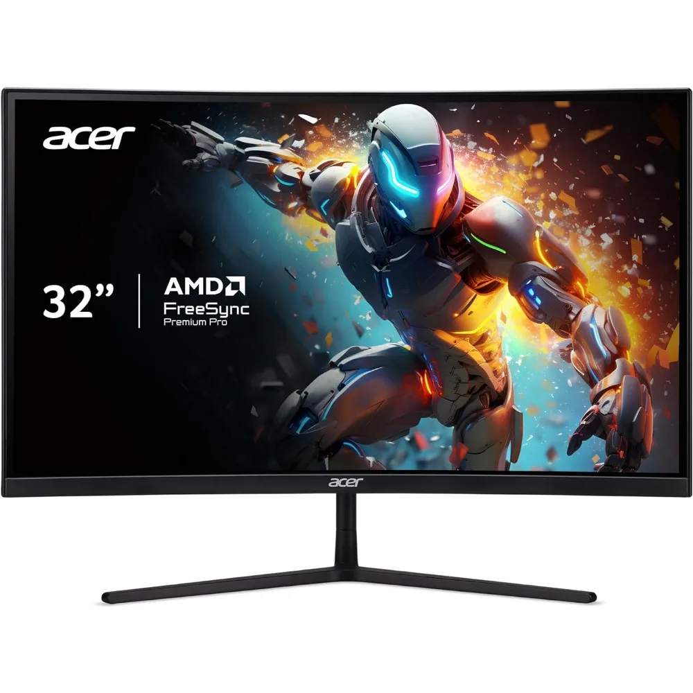 AMD FreeSync 프리미엄 프로 게이밍 모니터, EI322QUR Pbmiippx 31.5 인치 1500R 곡선 WQHD 2560x1440