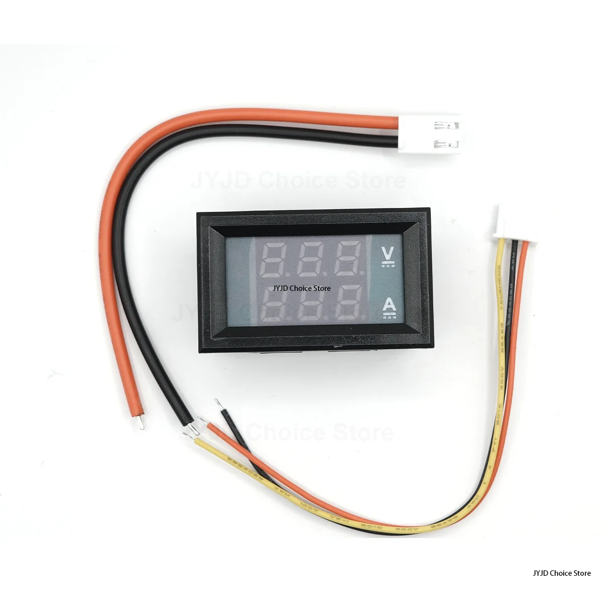 Digital Voltmeter Ammeter DC 100V 10A Amp Voltage Current Meter Tester 0.28 Inch Dual LED Display Panel with Connect Wires