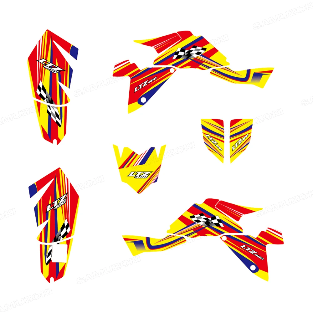 

Fit for SUZUKI LTZ400 Quadsport Z400 LT-Z 2009-2014 2010 2011 2012 2013 ATV Graphics Decals Deco Stickers Kits