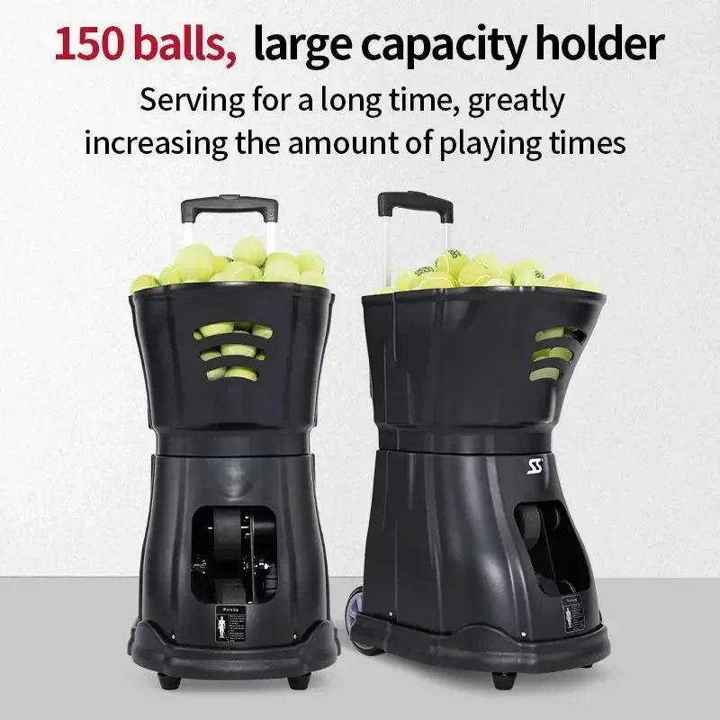 SIBOASI High Speed Tennis Ball Machine Tennis Ball Serving Machine Tennis Ball Training Machine