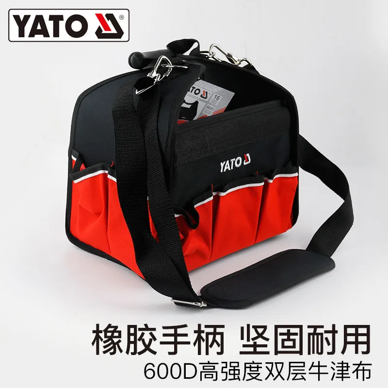 Toolkit Multifunctional Thickened Wear-resistant Storage Bag, Small Portable Satchel, Large Woodworking and Electrical Bag