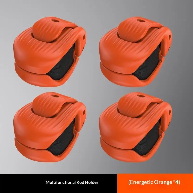 2/4 Stück kompakter Angelrutenhalter-Fixierclip, langlebiger Angelruten-Fixierer für Angelabenteuer – tragbare Angelausrüstung