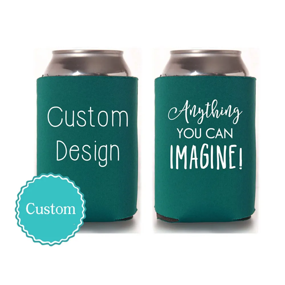 

Create Your Own Custom Can Coolie, Wedding Favors Fun Wedding Party Gifts Wedding Anniversary Party Gifts Custom Beverage Can