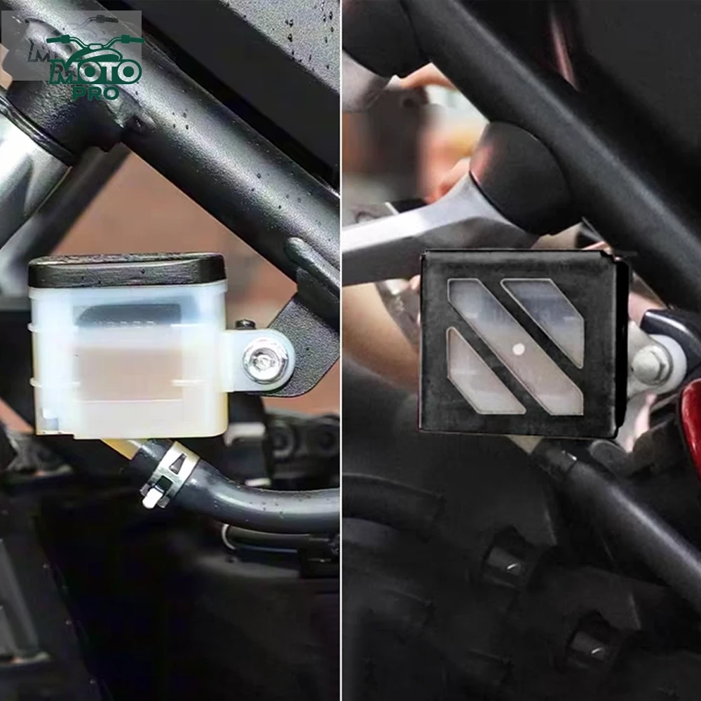 For Macbor Montana XR5 510 2023 2024 2025 2026 Accessories Rear Brake Fluid Reservoir Cover Guard Protector Oil Tank Cup Cap
