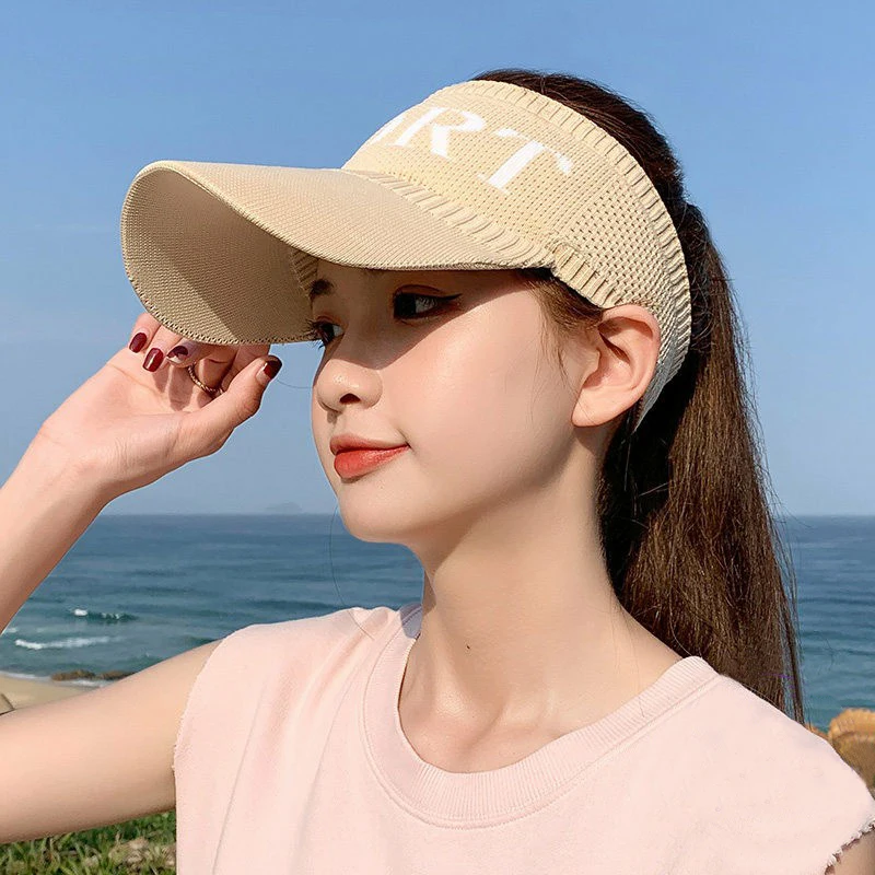 1pcs Sunshade Hat Summer Women Open Top Hat Outdoor Sports Golf Pointed Hat