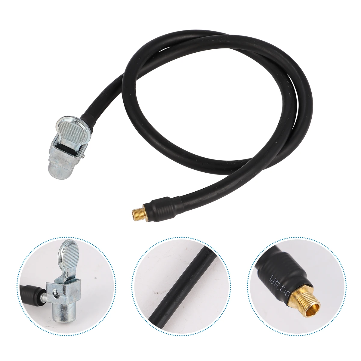 

Pump Bike Car Tires Inflatable Balls Inflating Tube Mattresses Air Inflator Adapter Hose Air Pump Extension Tube Plastic