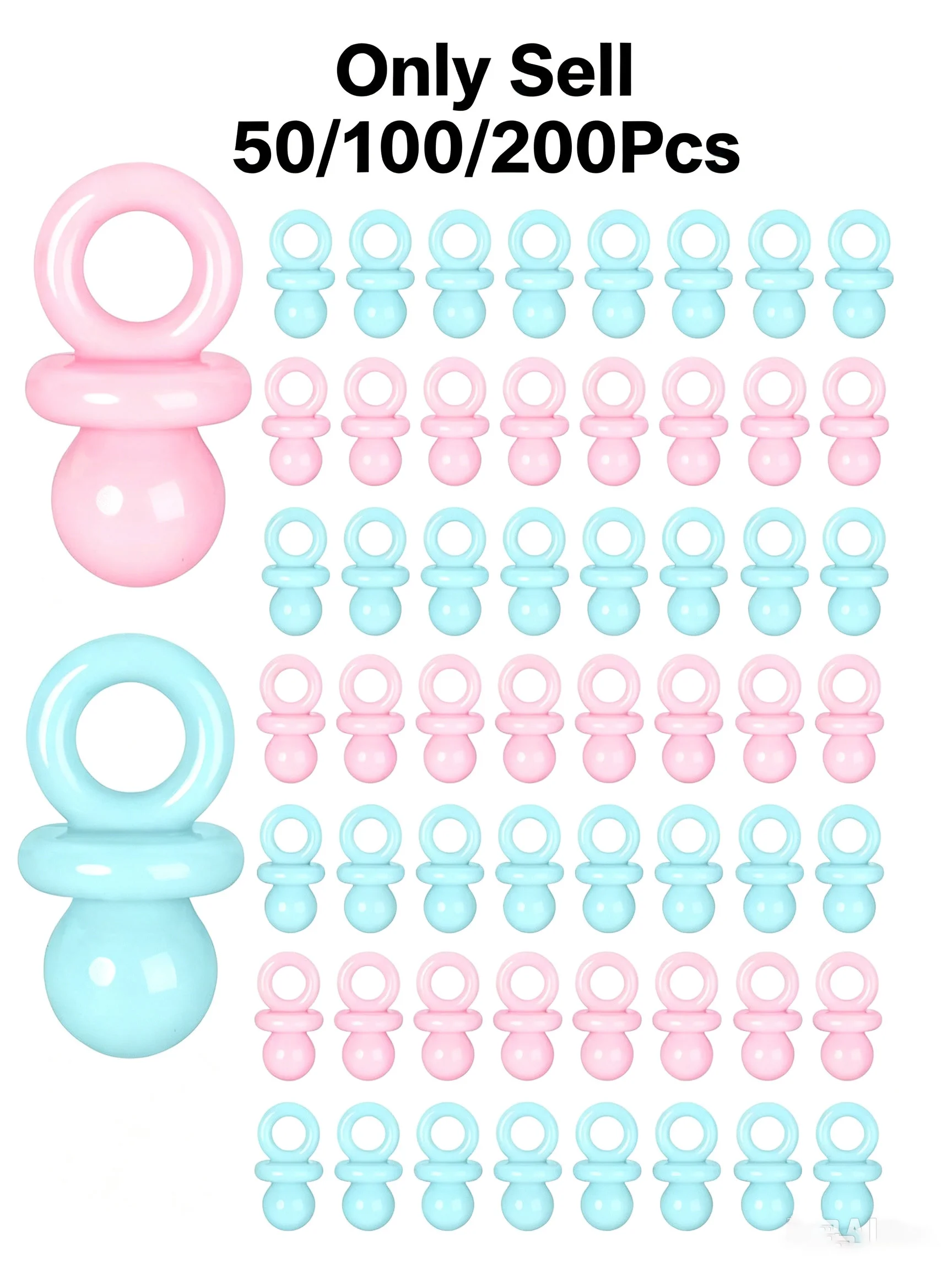 Party Games Baby Shower - 대량 아기 파티 젖꼭지 세트 -