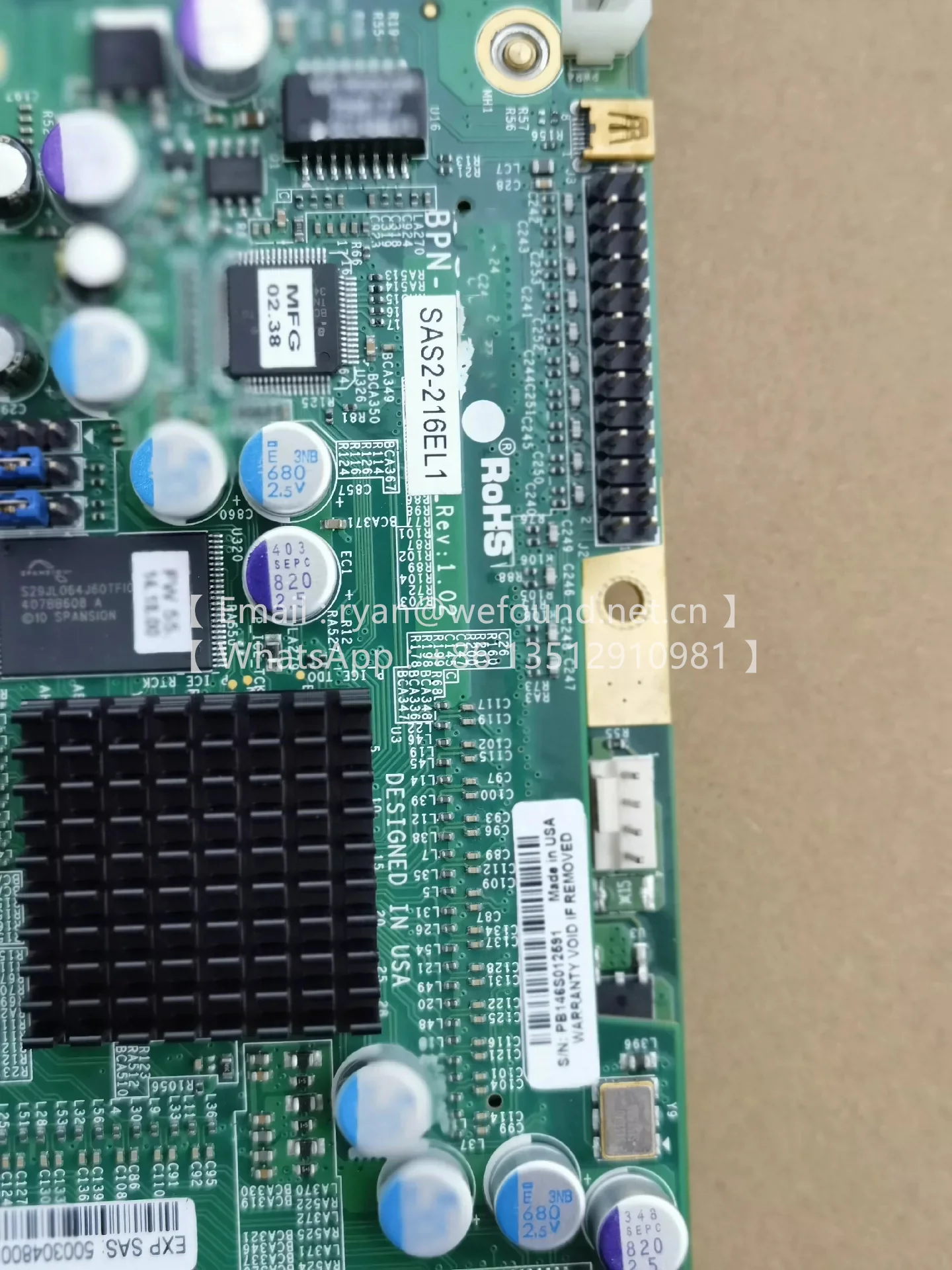 BPN-SAS2-216EL1 BPN-SAS2-216EB Backplane