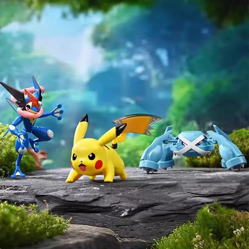 قوالب بناء بيكاتشو بوكيمون للأطفال ، تشارمندر ، لعبة نموذج سكويرتل ، ديكور المنزل ، طوب زهور بوعاء نباتي ، هدية لعبة فتاة ، جديدة #4