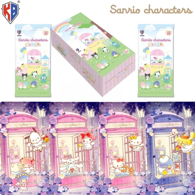 

KABAO Genuine Sanrio Family Time Commemorative Series Cards Anime Peripherals Collection Toys Exquisite Cards Birthday Gift