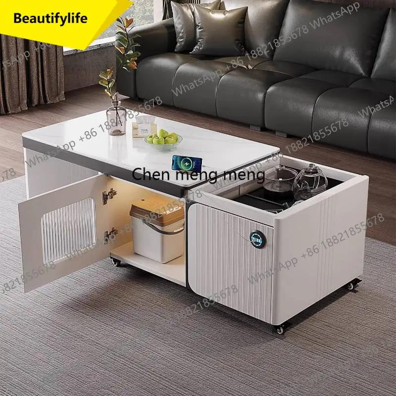 

a38 Unique Irregular Coffee Table Multifunctional Gray Black Nordic Coffee Table Luxury Minimalist Meuble Salon Furniture For Ho