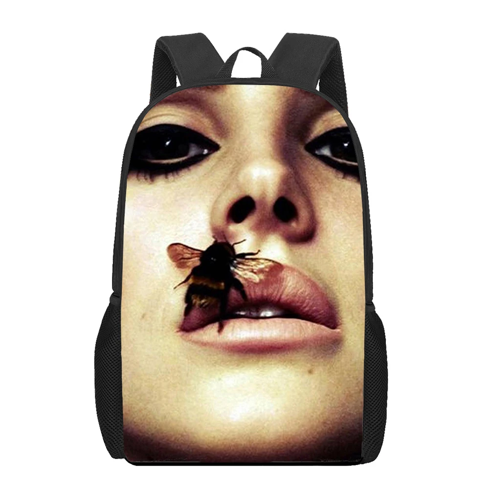 Lana Del Rey Lizzy Grant School Bags For Girls Boys Print Kids Backpacks Women Mochila Students Book Bag Children Shoulder Bag