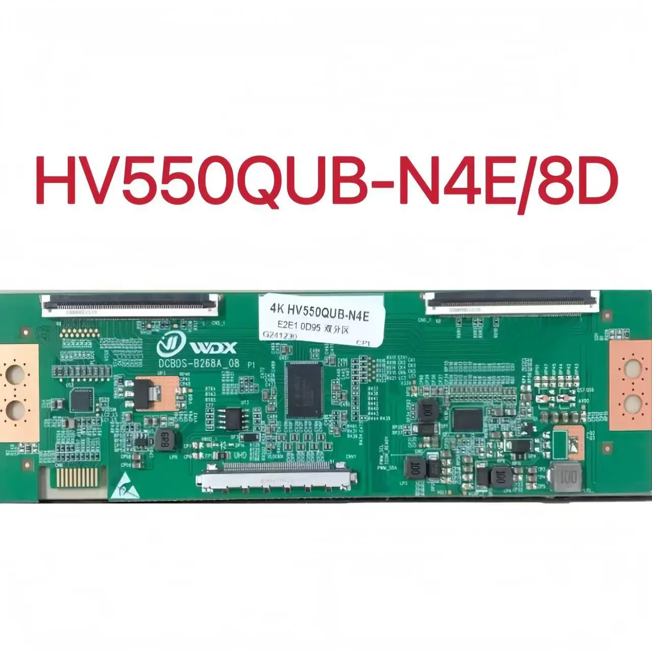 Newly upgraded BOE HV550QUB-N4E HV550QUB-N8D 4K logic board supports single and double partition in stock